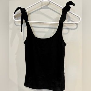 Banana Republic Ribbed Tie Shoulder Tank